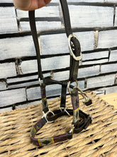 Load image into Gallery viewer, S/H Black Leather Polo Headcollar  - Pony