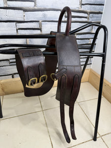 S/H English Leather Top Quality Anti-Cast Roller - Brown - Full