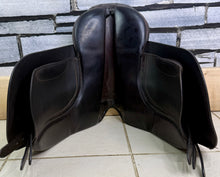 Load image into Gallery viewer, 15” Wide Fylde Hayden English Pony WH/Show Saddle - Brown
