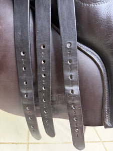17 1/2” Wide Barnsby GP Saddle - Brown