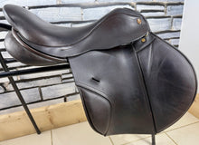 Load image into Gallery viewer, 17-17 1/2” MW Paul Jones Jump Saddle - Brown