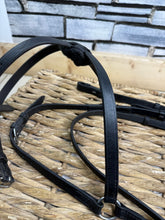 Load image into Gallery viewer, S/H English Sabre Cordoba Padded Grackle Bridle -Black- Cob
