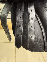 Load image into Gallery viewer, 12” XW Pony GP Saddle - Black Leather - Extra Wide - Shetland/Tiny Pony/Lead Rein