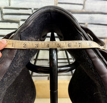 Load image into Gallery viewer, 16” MW Saddle Company Pony GP Saddle - Brown - Changeable Width on a Press