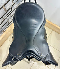 Load image into Gallery viewer, 17 1/2” XW Silhouette Cob WH/VSD/GP Saddle - Black