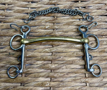 Load image into Gallery viewer, S/H 6” Neue Schule Mullen Mouth Pelham &amp; Curb Chain