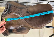 Load image into Gallery viewer, 15” Wide English Pony WH/Show Saddle - Brown