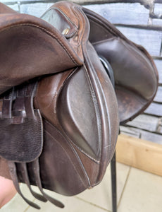 17 1/2” MW Ideal Impala 1450 Jump Saddle - Brown