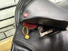Load image into Gallery viewer, 17 1/2” Medium Jeffries Falcon Event GP Saddle - Black