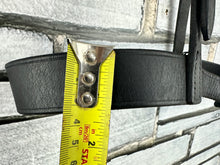 Load image into Gallery viewer, S/H Black English Sabre Hunter 1 1/4” Noseband - Full