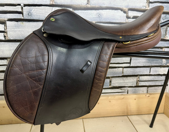 17” Wide Native Pony Saddle Company GP/WH Saddle - Brown