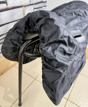 Load image into Gallery viewer, Waterproof Ride-On Saddle Cover - Pony Size - 15-16 1/2” - Navy/Black