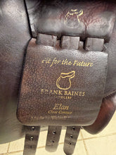 Load image into Gallery viewer, 17 1/2” MW Frank Baines Elan Close Contact Jump Saddle - Brown