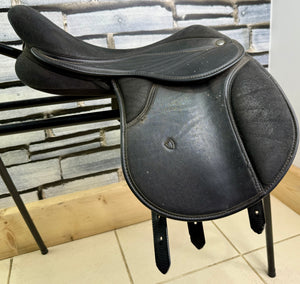 14” XW Thorowgood Pony Club GP Saddle - Black