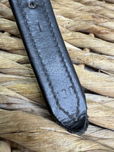 Load image into Gallery viewer, S/H 130cm/51” Ladies/Teens Hide Wrapped Stirrup Leathers - Black