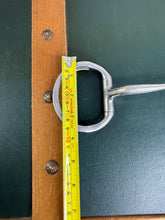 Load image into Gallery viewer, 5 1/2” Myler Curved Barrel Mouth Snaffle Bit - With Hooks