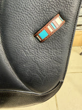 Load image into Gallery viewer, 16 1/2” Wide (AO) Voltaire Palm Beach 2024 Jump Saddle - Black - FIN Panel