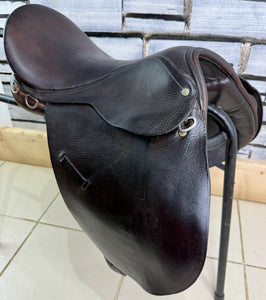 16” Wide English Pony Saddle - Brown