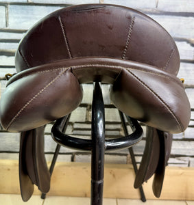 17” Wide-XW Symmonds Olympus Forward Cut GP Saddle - Brown