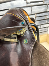 Load image into Gallery viewer, 15 1/2” Wide (Fit 32) Stubben Rex Pony GP/Jump Saddle - Brown