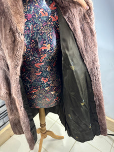 Ladies Approx Size 16 Vintage Fur Coat