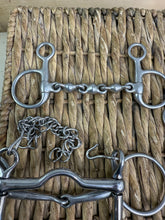 Load image into Gallery viewer, S/H Job Lot-Six X 5” Bits - Double/Kimblewick/Waterford/Snaffle