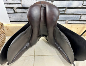 16 1/2” Wide Kings Saddlery Show/WH Saddle - Brown