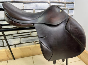 17” MW Pariani Close Contact Jump Saddle - Brown