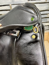 Load image into Gallery viewer, 17” Wide Ideal Toshina Dressage Saddle - Black