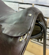 Load image into Gallery viewer, 14” MW English Tiny Tots Pony Show Saddle - Dark Brown