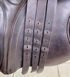 18” XW M&J/Granville Saddlery English GP Cob Saddle - Brown