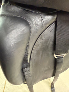 17 1/2” Medium Barnsby Dressage Saddle - Black