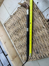Load image into Gallery viewer, Vintage Gents Strong Hunt Whip - Silver Collar and Antler Hook