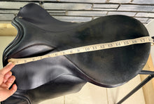 Load image into Gallery viewer, 18” Wide-XW Ideal VSD/WH H&amp;C Saddle -Brown- Suede Seat