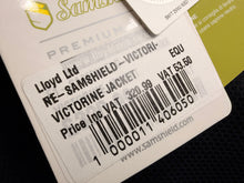 Load image into Gallery viewer, Samsheild Victorine Ladies Size 38 Competition Jacket - Anthracite Grey UK 10