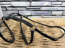 Load image into Gallery viewer, S/H Elasticated Mexican Grackle Noseband - Black - Cob