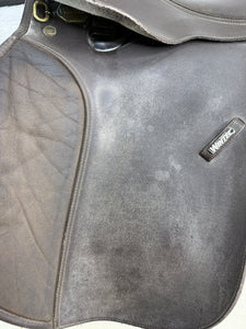 15 1/2” MW/Changeable Gullet Wintec Pony GP Saddle - Brown