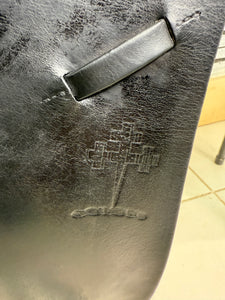 17 1/2” Medium Spalding Britanica Elite Dressage Saddle - Black