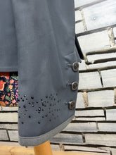 Load image into Gallery viewer, Samsheild Victorine Ladies Size 38 Competition Jacket - Anthracite Grey UK 10