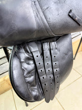 Load image into Gallery viewer, 14” Wide GFS English Pony GP Saddle - Black - Lead Rein Tiny Tot