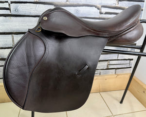 17 1/2” Wide Barnsby GP Saddle - Brown