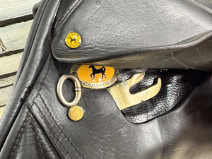 17 1/2” Wide  Black Country Wexford Jump Saddle - Black