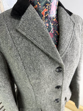 Load image into Gallery viewer, S/H Mears Ladies Grey Tweed Jacket - Size 38