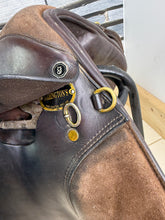 Load image into Gallery viewer, 16 1/2” Wide Farrington Jump Saddle - Brown