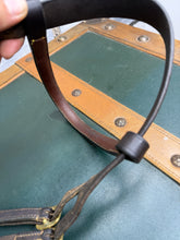 Load image into Gallery viewer, In-hand Show Bridle/Filly Slip/Halter  -Cob/Full Youngstock- Brown/Brass - English Leather