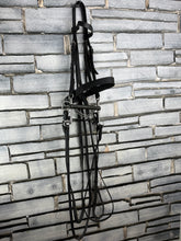 Load image into Gallery viewer, S/H English Hunter Complete Pelham Bridle - Black - Full
