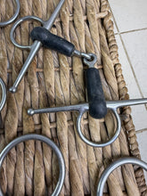 Load image into Gallery viewer, S/H Job Lot-Six X 5” Bits - Double/Kimblewick/Waterford/Snaffle