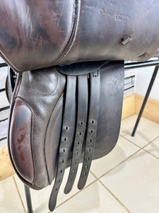 17” Wide Ideal Classic GP Saddle - Brown