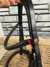 Load image into Gallery viewer, Albion KB English Snaffle Bridle - Black - XF