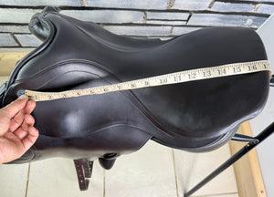 17” Medium Albion K3 MonoFlap Jump Saddle - Brown